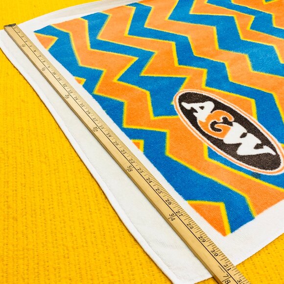 Vintage 90s A&W Advertising Promo Bath Towel 31"x55" -SINGLE (1A) - All Cotton - Picture 11 of 12